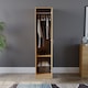 image 9 of Vida Designs Riano 1 Door Wardrobe With Shelf & Clothes Rail, Pine