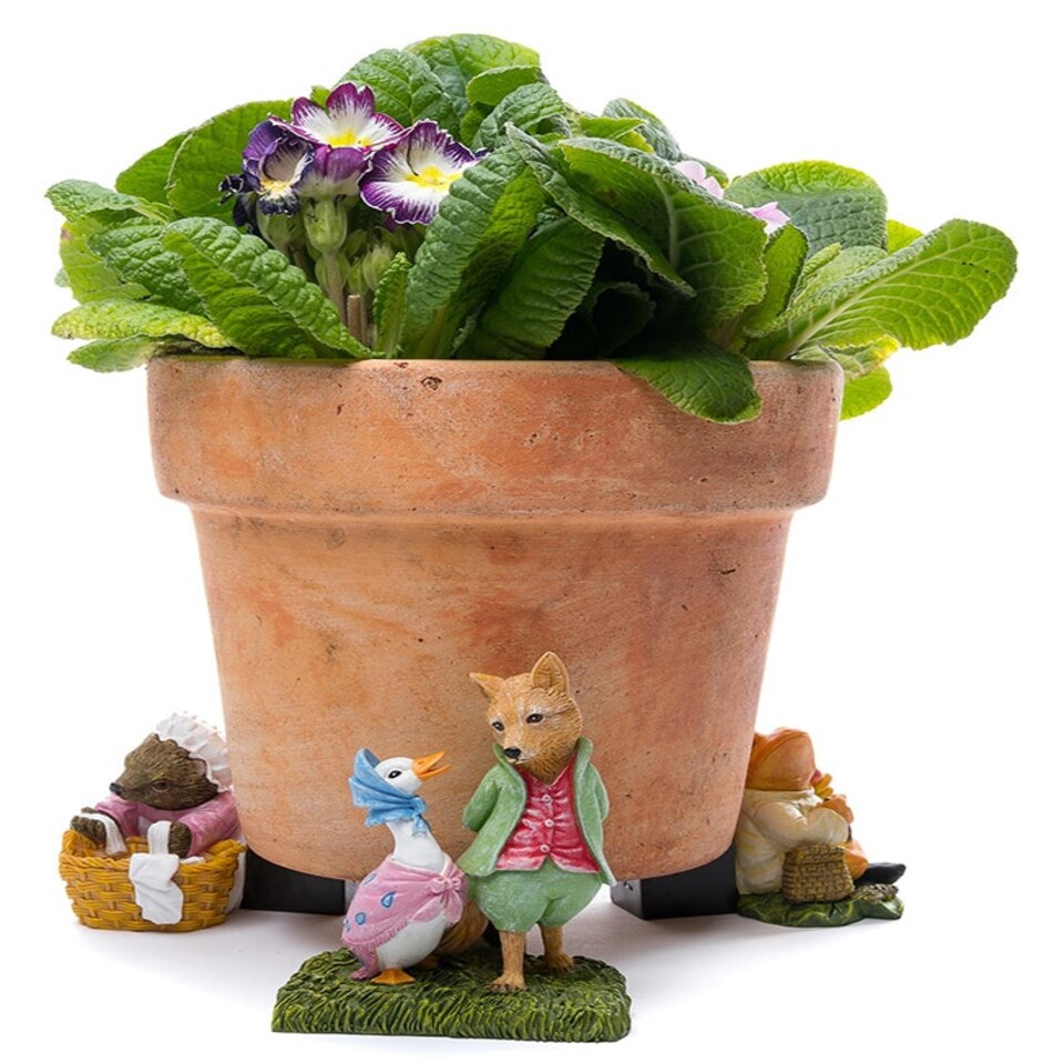 image 1 of Beatrix Potter Plant Pot Feet Full Colour Set 3 Multi