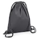 image 1 of Westford Mill Organic Premium Cotton Gym Sack - Graphite - One Size | Black | One Size