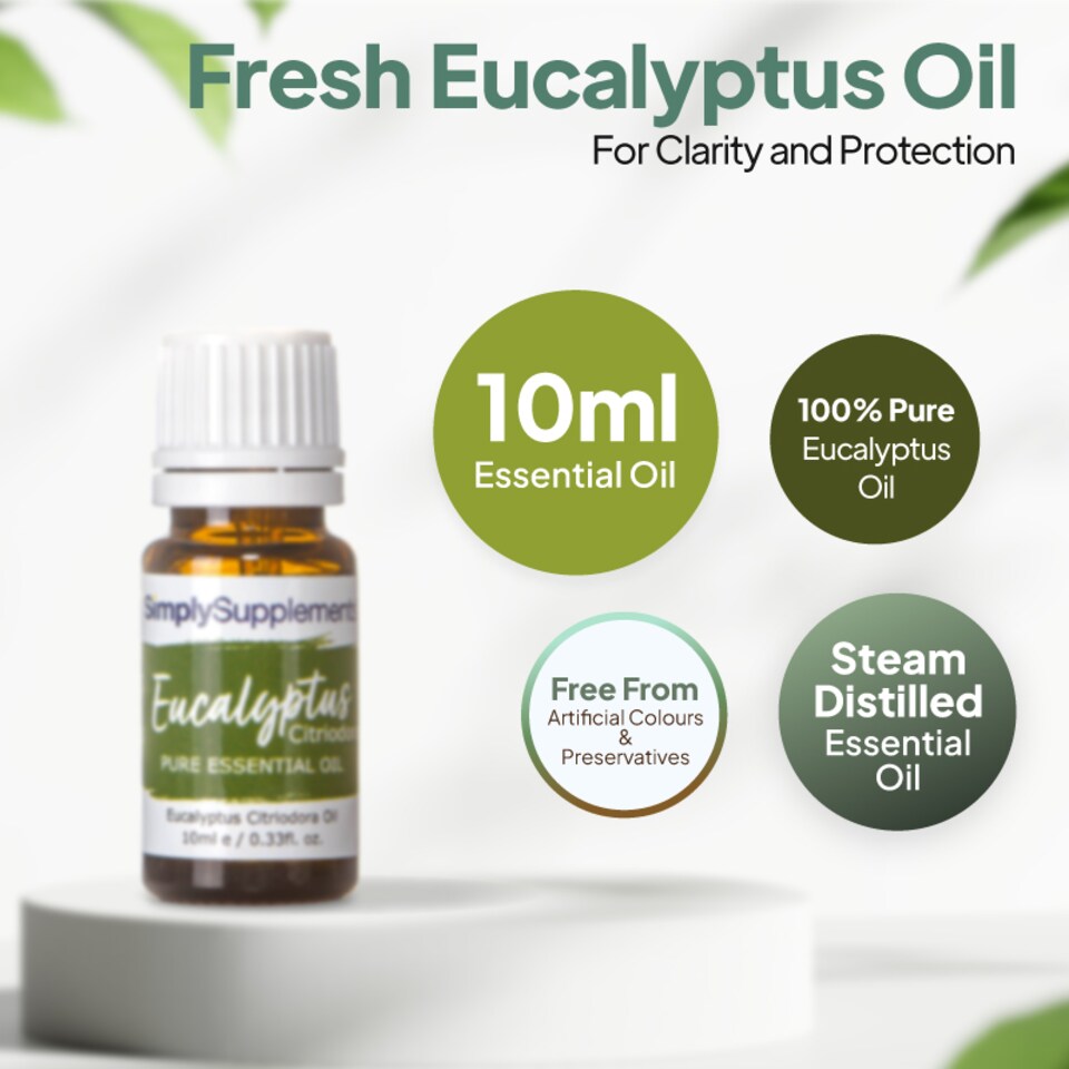 image 1 of Eucalyptus Essential Oil - 2x10ml bottles