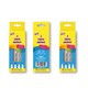image 1 of Single Pack of 4 Assorted Coloured Fabric Markers