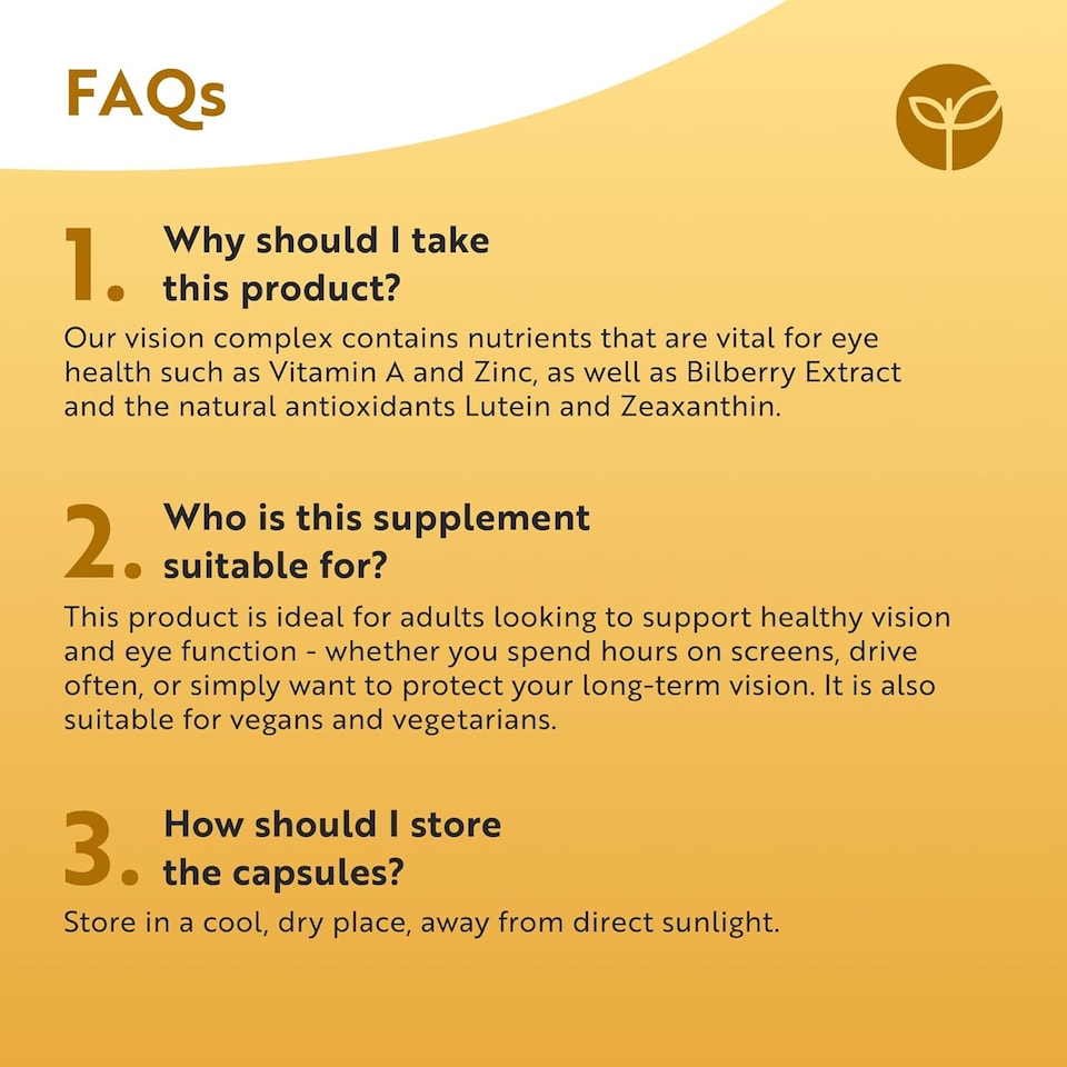 image 1 of Nutravita Lutein Natural Eye Supplement - Zeaxanthin, Bilberry Extract, Vitamins A, B12 & Zinc for Maintenance of Normal Vision - 90 Vegan Capsules