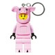 image 4 of Lego Minifigures Light Up Keychain - Piggy Guy