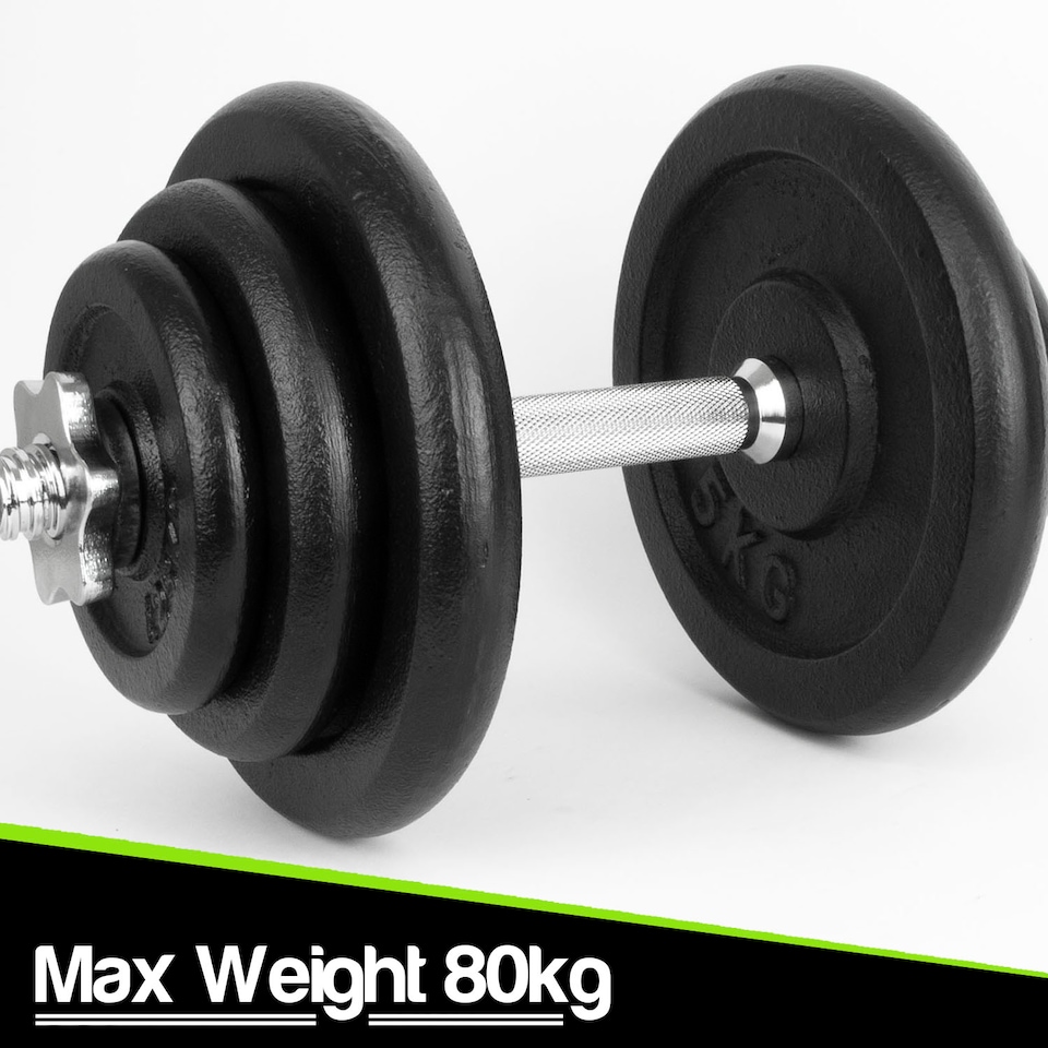 image 1 of Komodo 14 Inch Spinlock Dumbbell Bars