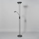 image 4 of BHS Mother and Child LED Floor Lamp | Black | Satin Black | 1