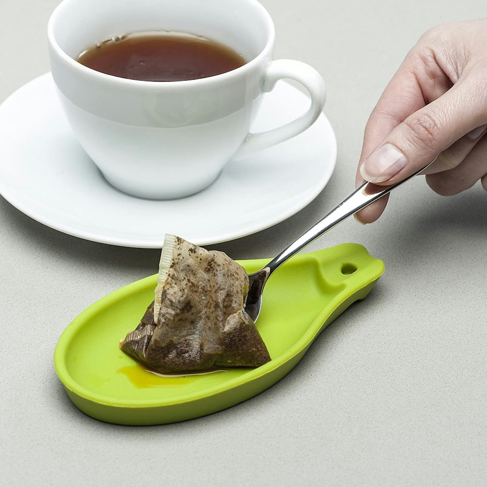 image 1 of Zeal Silicone Spoon Rest, Lime