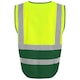 image 2 of Pro RTX High Visibility Unisex Adults Executive Waistcoat - Hi Vis Yellow/Paramedic Green - 4XL