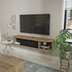 image 4 of Decorotika Ibarra Floating  TV Unit for TV's up to 55 inches Dropdown Cabinet and Open Shelves