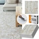 image 2 of NOVECRAFTO Vinyl Floor Tiles Self Adhesive – 12x12in Peel and Stick Flooring for Kitchen, Bathroom & Living Room – Beige Marble Flow Design Brown | 4.65 sqm