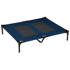 PawHut Pet Raised Bed Dog Cat Hammock Puppy Large Cots Camping Portable Outdoor