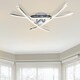 image 8 of COSYLYTE Samford 3 Light LED  Beaded Ceiling Light Chrome