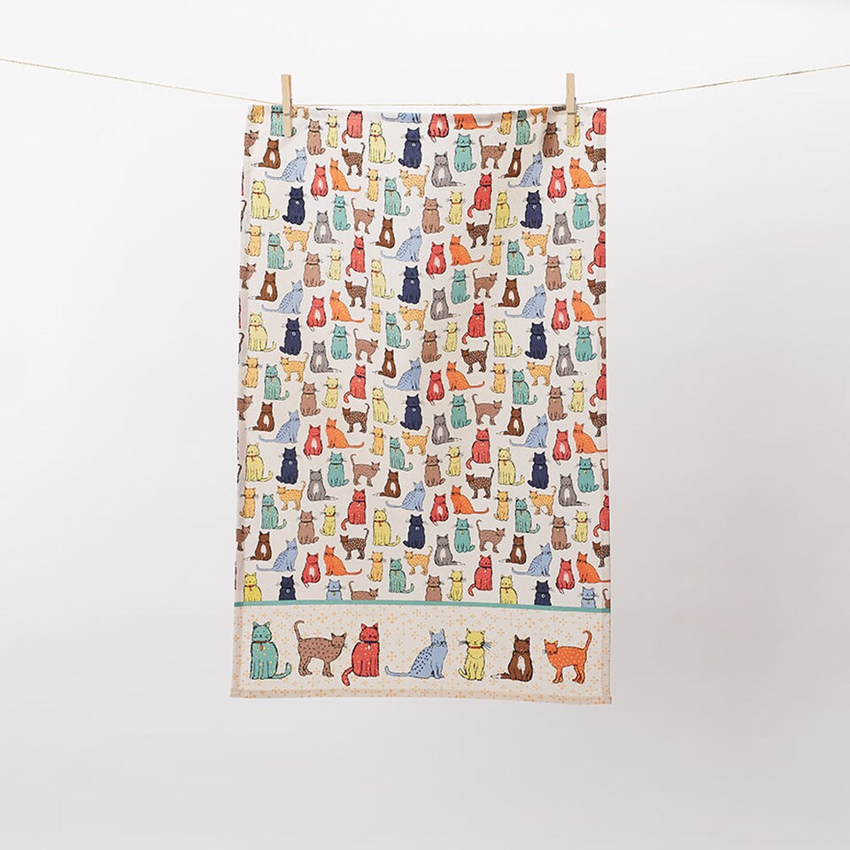 image 1 of Ulster Weavers Catwalk Tea Towel - Cotton Multi