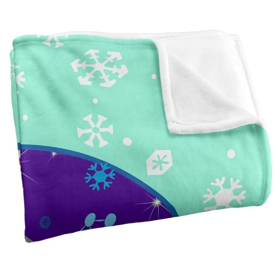 image 1 of Frosty The Snowman Headshot Blanket - Multicoloured - One Size