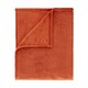 image 4 of Catherine Lansfield Raschel Velvet Touch Blanket Throw | Orange | Burnt Orange