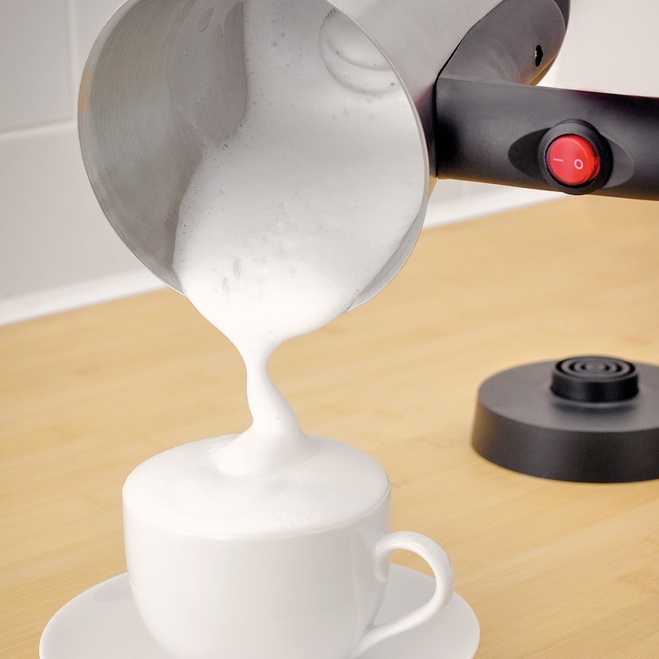 image 1 of Judge Electric Milk Frother & Warmer Jug 300ml Stainless Steel