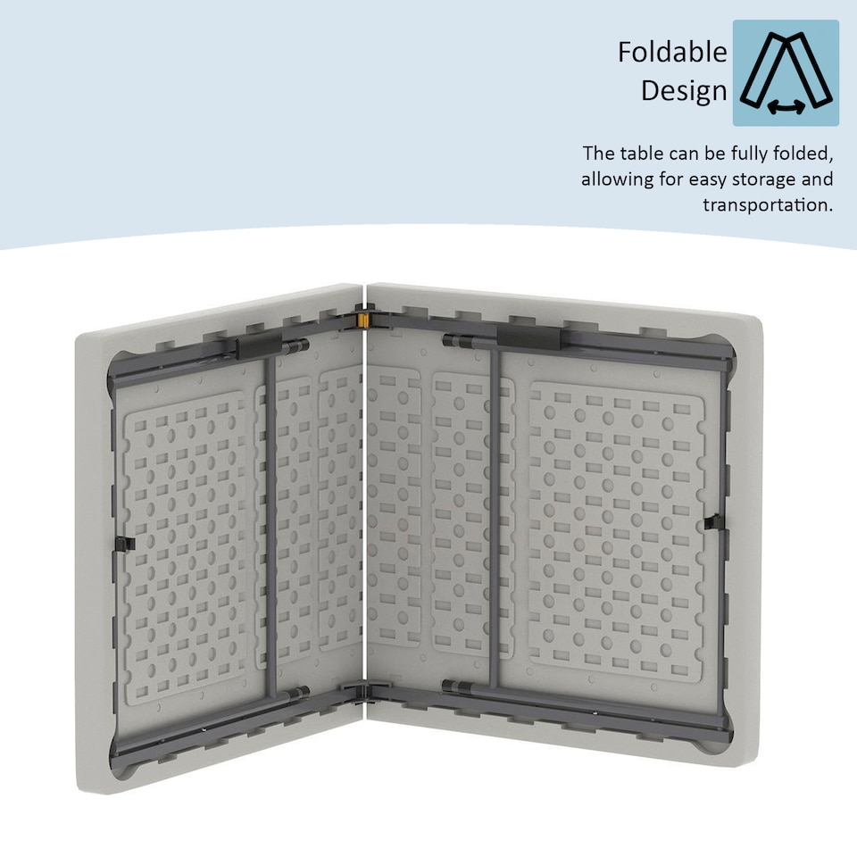 image 1 of Home Vida 4ft Portable Folding Table