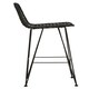 image 4 of Interiors by Premier Sturdy Black Natural Rattan Bar Chair, Natural Cane Dining Chair, Durable Rattan Bar Chair, Strong Bar Chair