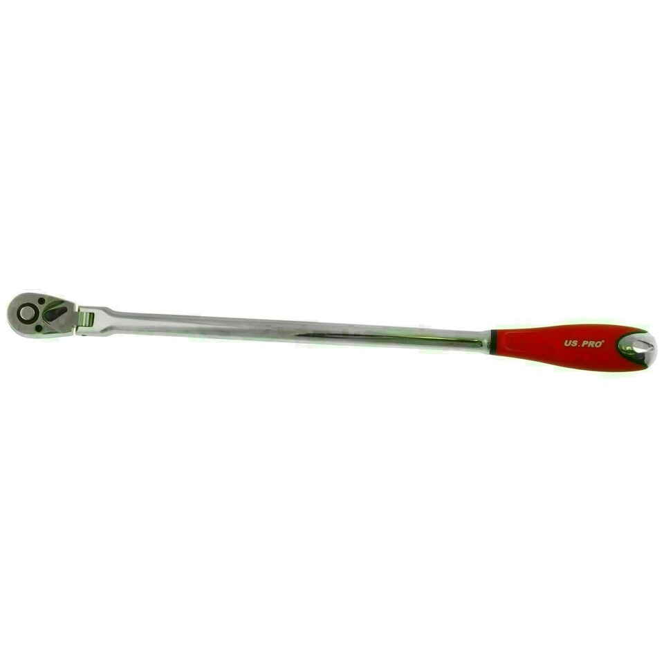 image 1 of 3/8" Drive Flexible Extra Long Ratchet Socket Driver 457mm U S Pro