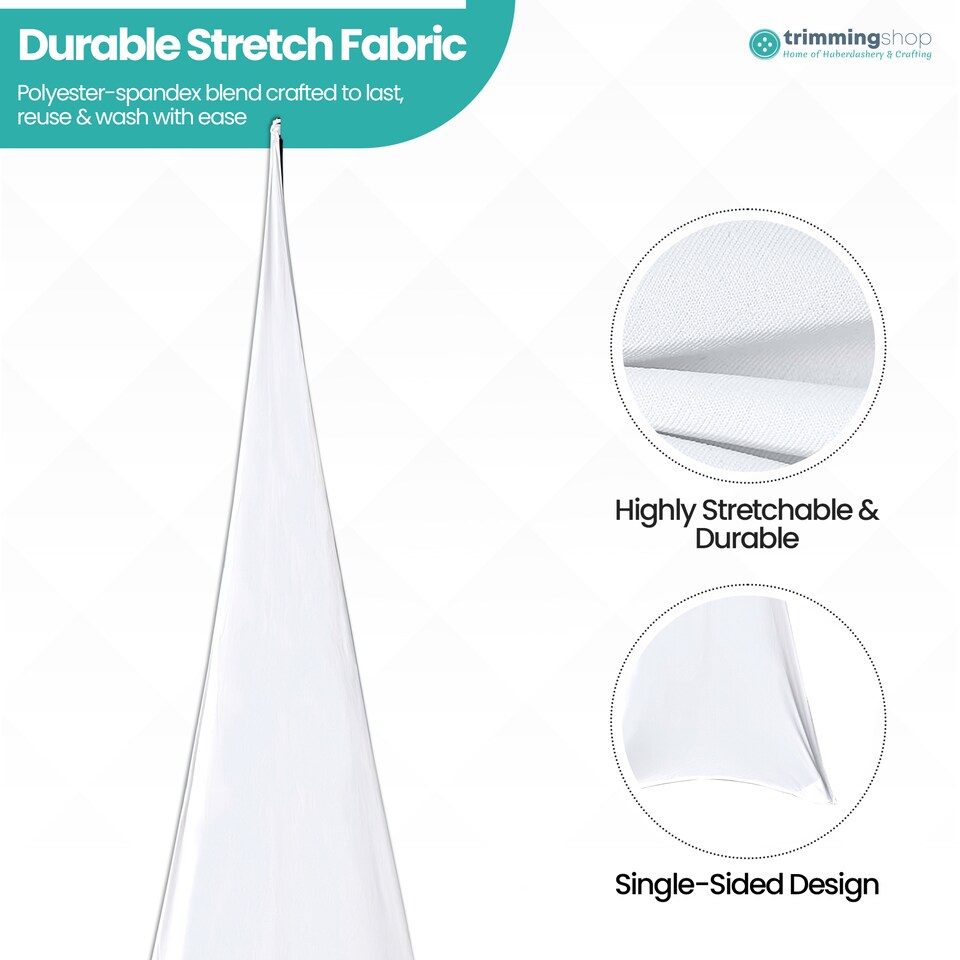 image 1 of Single-Sided Stretch Tripod Speaker DJ Stand Cover - Pack of 10
