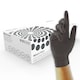 image 2 of Unigloves Black Pearl Box of 100 Nitrile Gloves Black | Medium