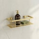 image 2 of Smedbo Brushed Brass Shower Basket