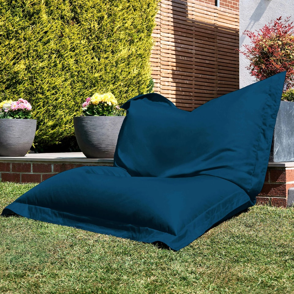 image 1 of icon Bazaar Bag Teal Green Giant Indoor Outdoor Bean Bag Lounger Green