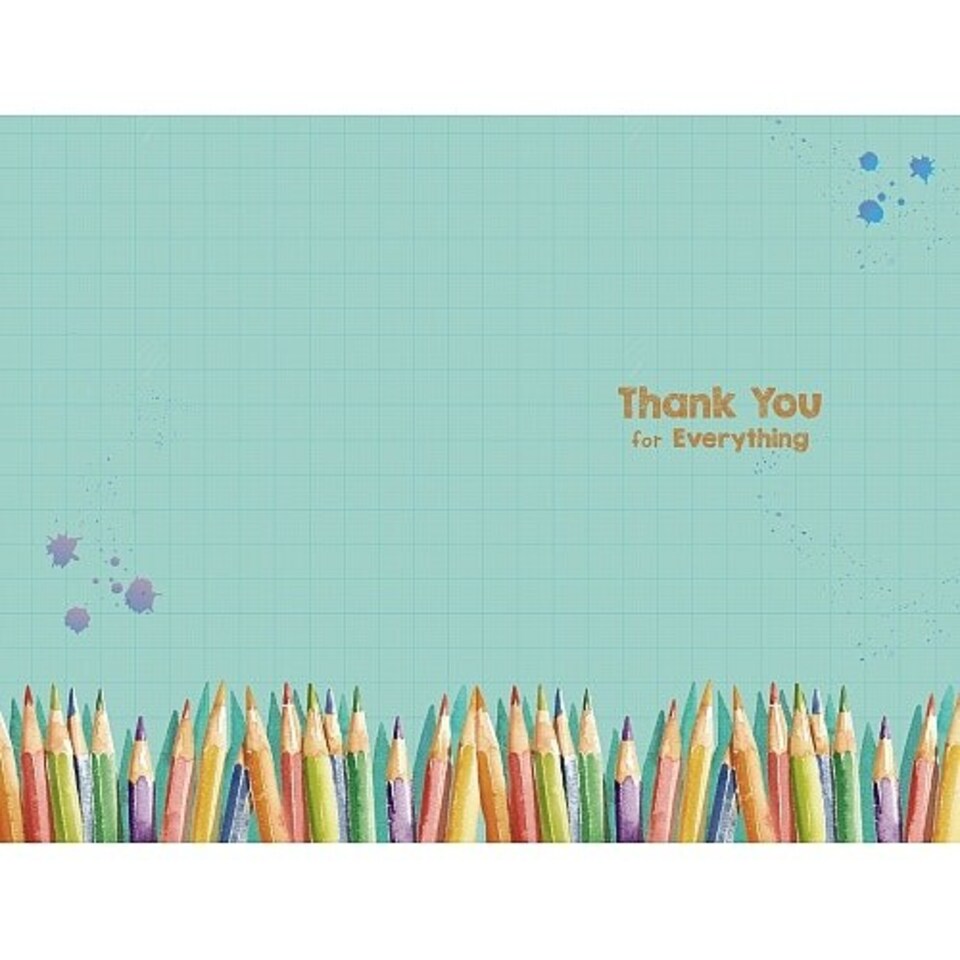 image 1 of Wishing Well Studio Thank You Teacher Card