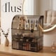 image 9 of ilus Makeup Storage Organiser Acrylic Cosmetics Organizer Transparent Black | Black | Black