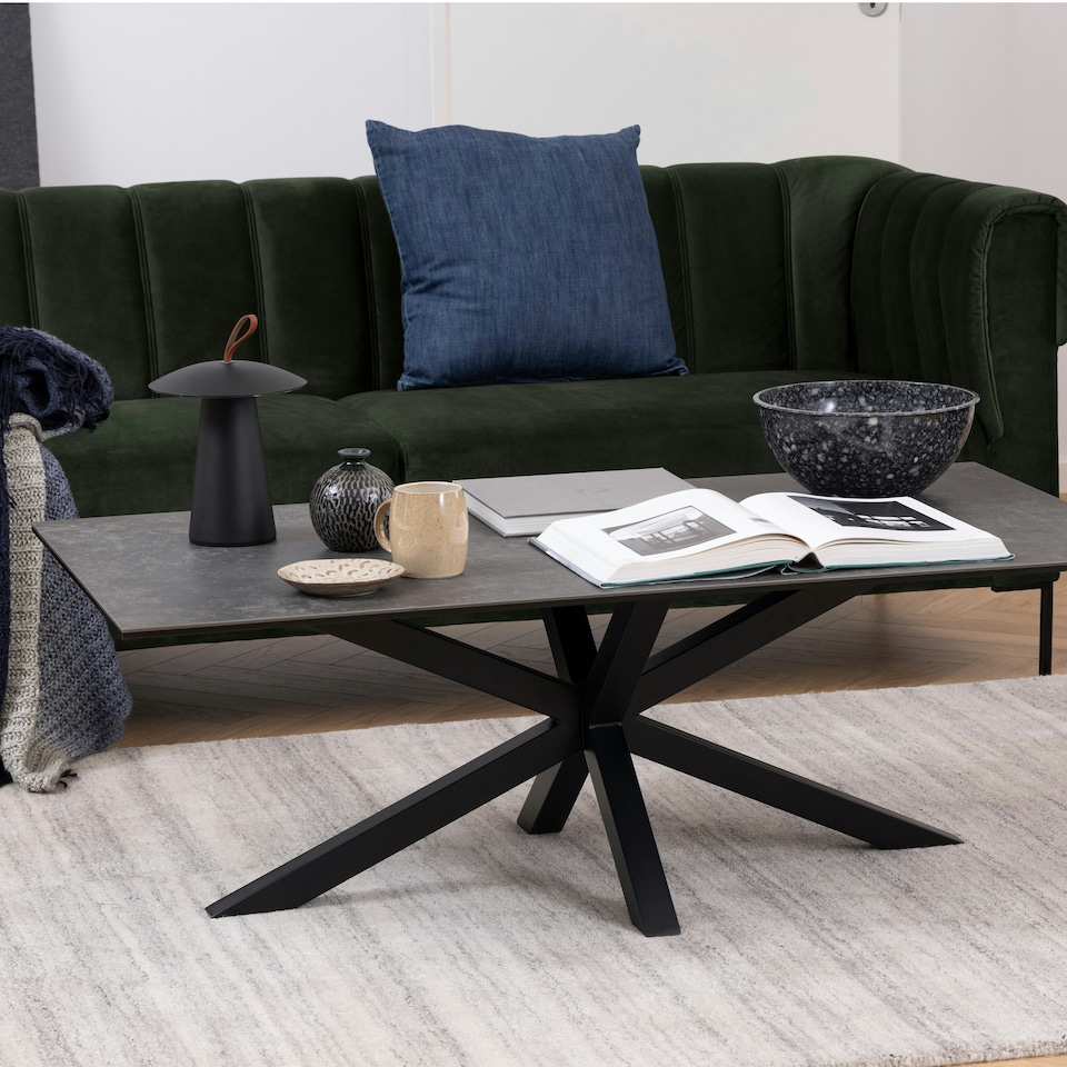 image 1 of Heaven Ceramic Coffee Table in Black