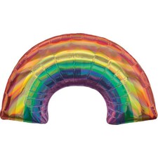Amscan Rainbow Foil Balloon - Iridescent - One Size