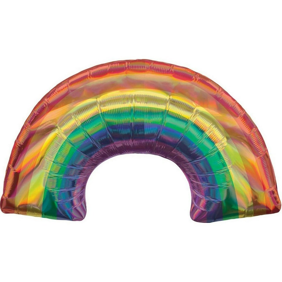 Amscan Rainbow Foil Balloon - Iridescent - One Size