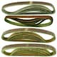 image 1 of Belt Power File Sander Abrasive Sanding Belts 457mm x 13mm Mixed Grit 20pk