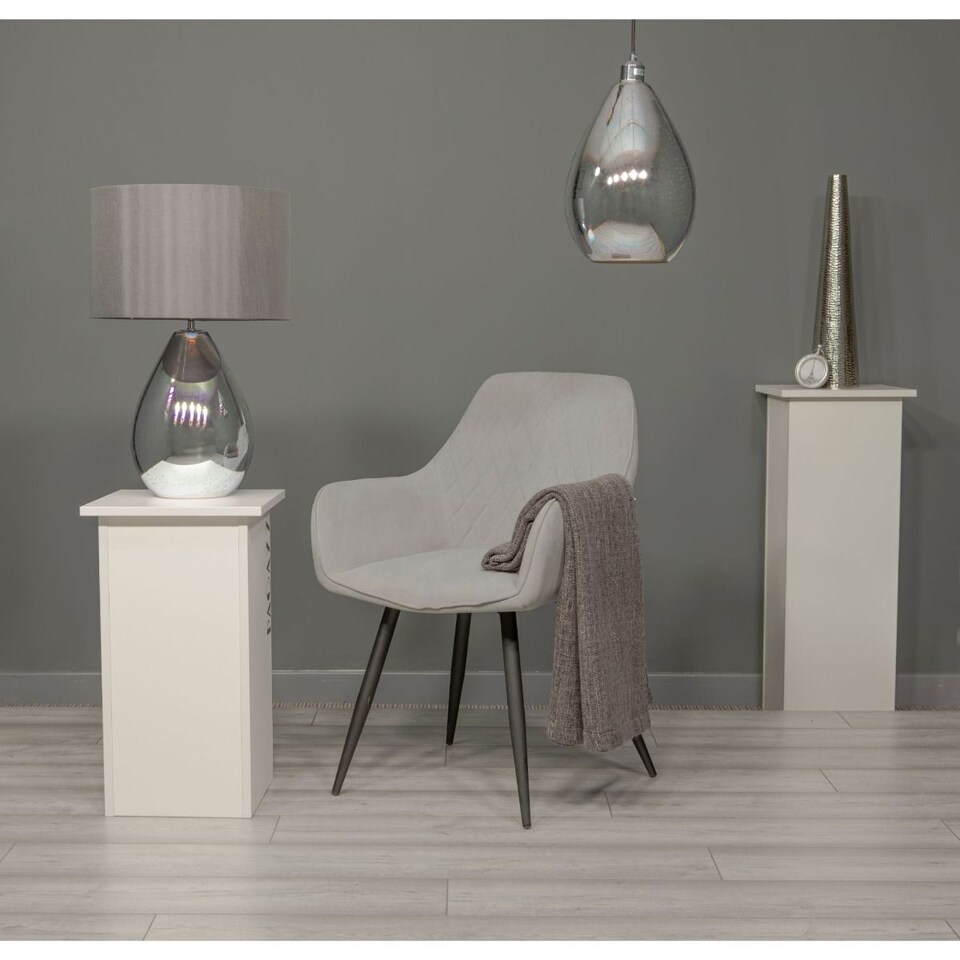 image 1 of Pagazzi Geller Polished Chrome Hologram Effect Pendant Light Shade