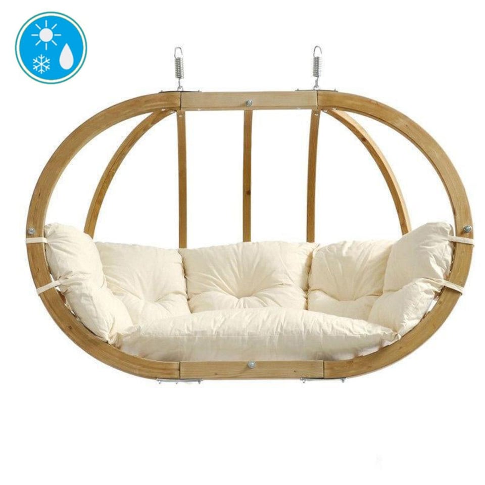 image 1 of Globo Royal Chair - Spruce Wood - Polypropylene - L72 x W118 x H176 cm - Nature