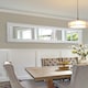 image 1 of Hamilton White Shabby Chic Design Mirror 137 x 46 CM White