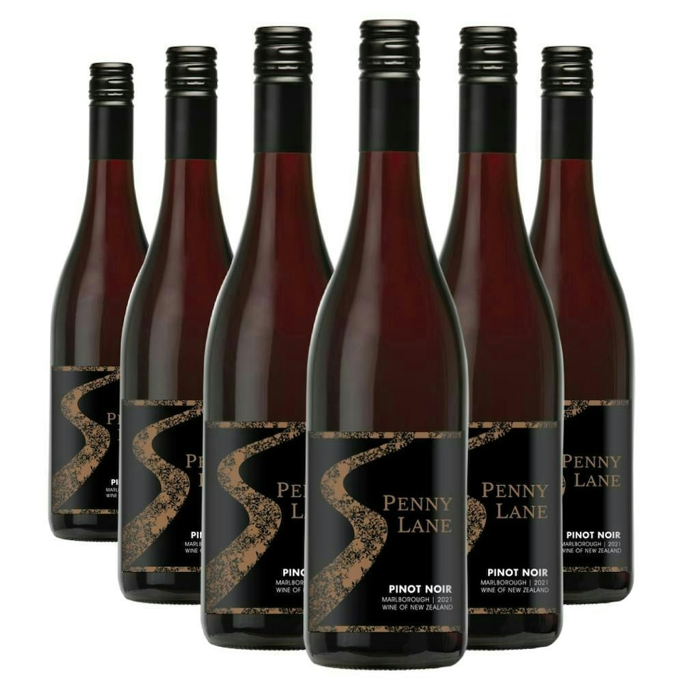 Case of 6 Penny Lane Reserve Pinot Noir 75cl Red Wine