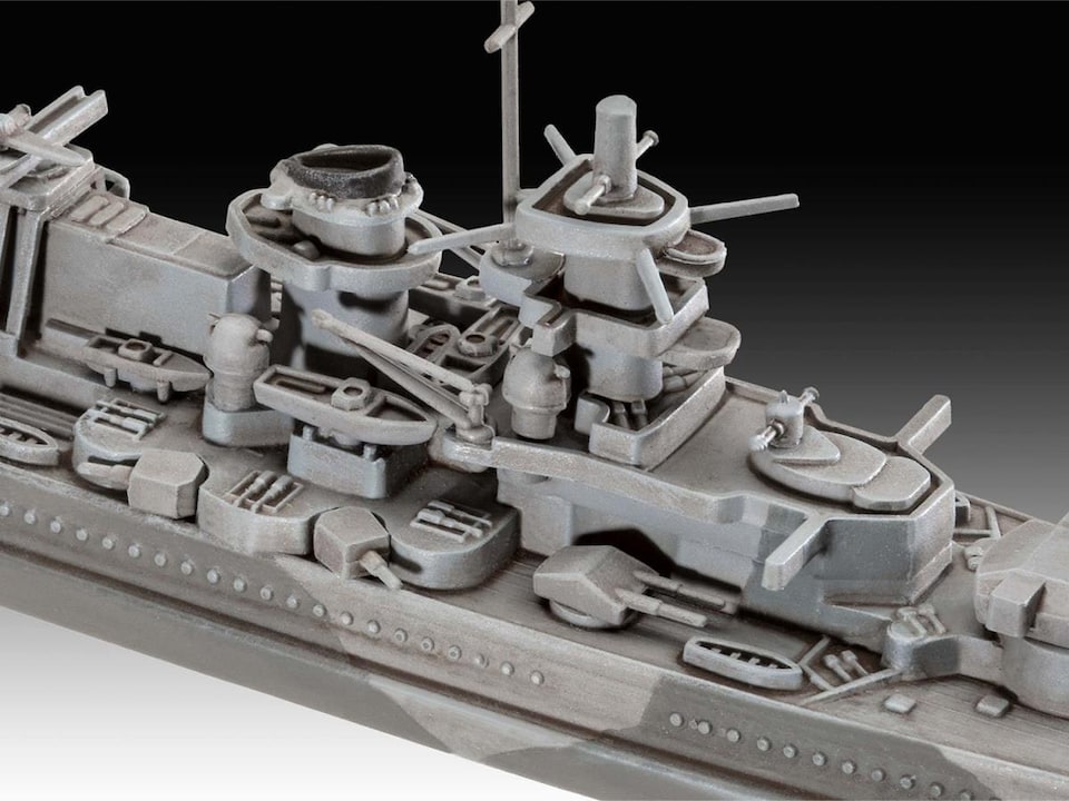 image 1 of Revell German Gneisnau WWII Battleship Model Set (1:1200 Scale)