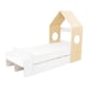 image 1 of Cody 1 Drawer Kid House Bed - L98 x W223 x H159 cm - White/Pine Effect