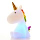 image 1 of Rechargeable Unicorn Night Light | White