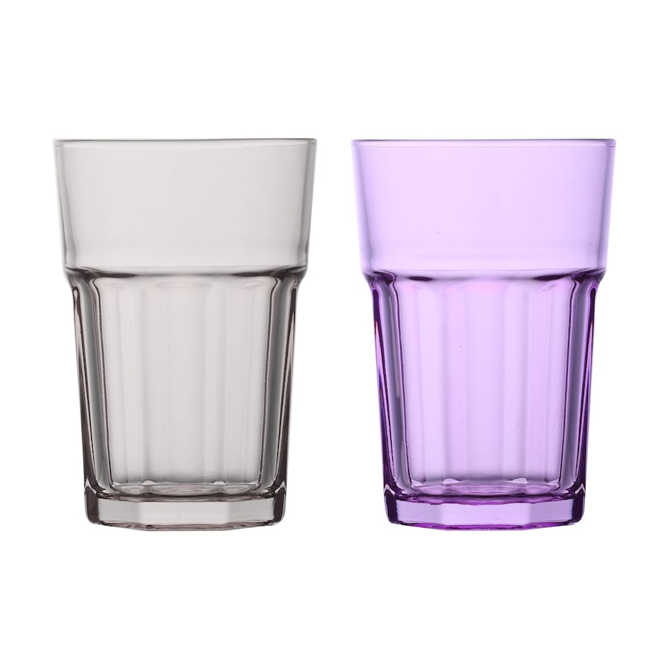 image 1 of LAV Aras Coloured Highball Glasses - 365ml - 6 Colours - Pack of 6
