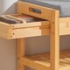 image 7 of SoBuy FSR49-N,Compact Bamboo Shoe Storage Bench with Cushion and Drawer