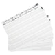 image 2 of Pack of 10 228x305mm Letters Dry Wipe Boards by Ormond
