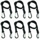 image 1 of 24" Bungee Strap with Metal Carabiners Hook Tie Down Fastener Holder 6pc