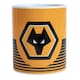 image 2 of Wolverhampton Wanderers FC Linear Ceramic Mug - Yellow/Black - One Size
