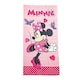 image 1 of Disney Spotty Minnie Mouse Cotton Bath Towel - Pink/Blue/White - One Size