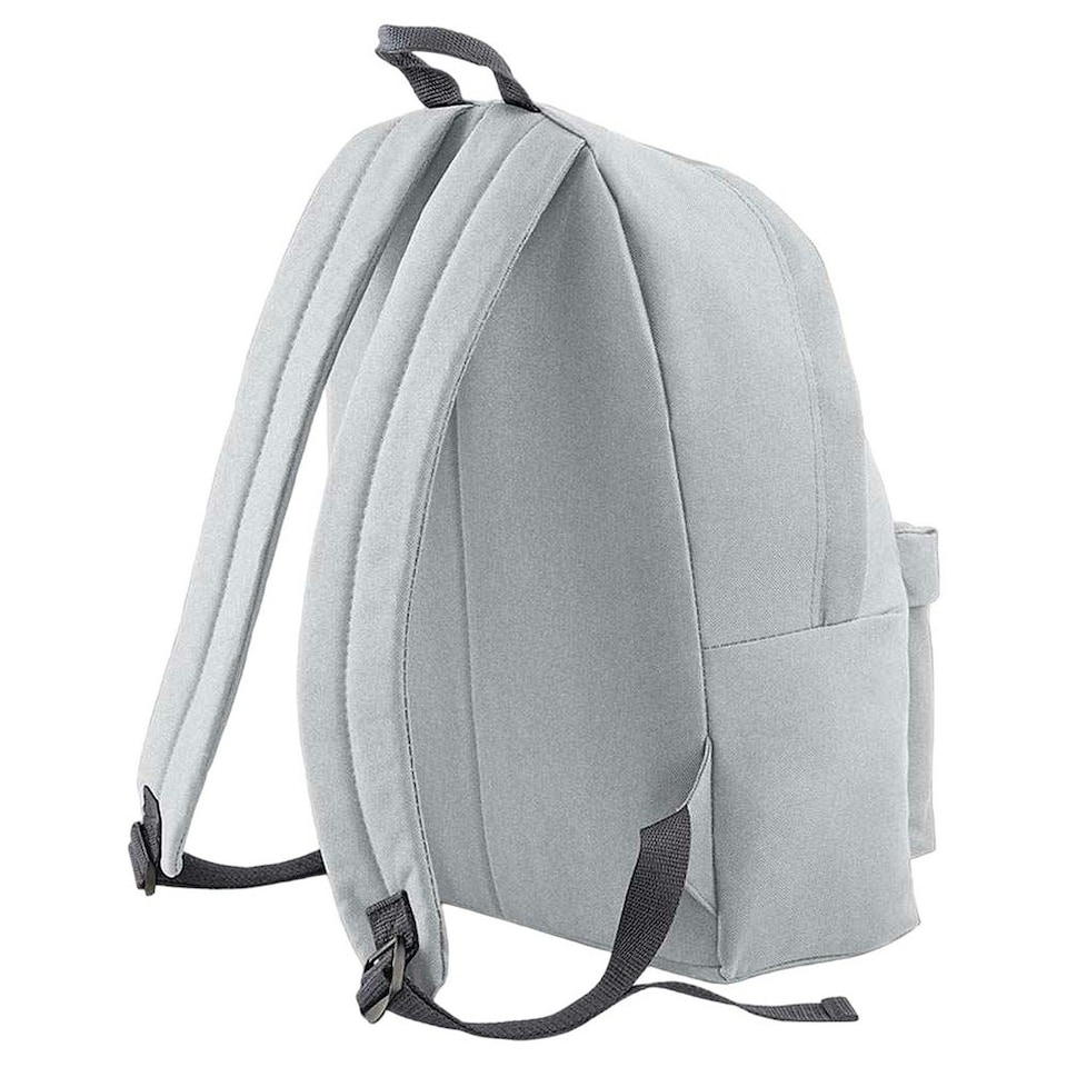 image 1 of Bagbase Original Plain Backpack - Light Grey/Graphite Grey - One Size