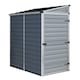 image 4 of 6 x 4 (1.75m x 1.17m) Single Door Pent Plastic Shed with Skylight Roofing