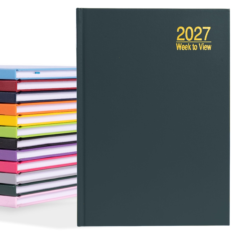 image 1 of evelay 2027 Week to View Diary A5 Bottle | Green | Bottle