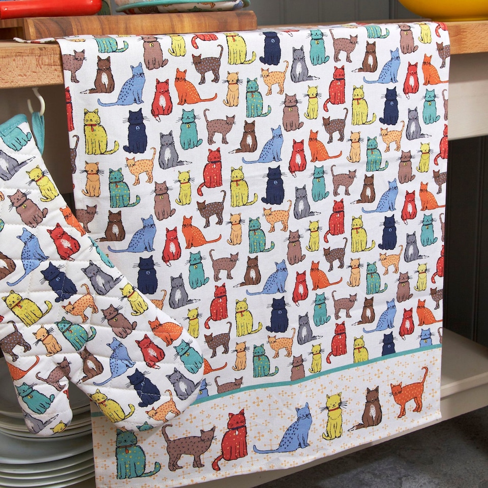 image 1 of Ulster Weavers Catwalk Tea Towel - Cotton Multi