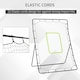 image 6 of HOMCOM Rebounder Net Kids Adults Baseball Softball Training Aid Goal Play